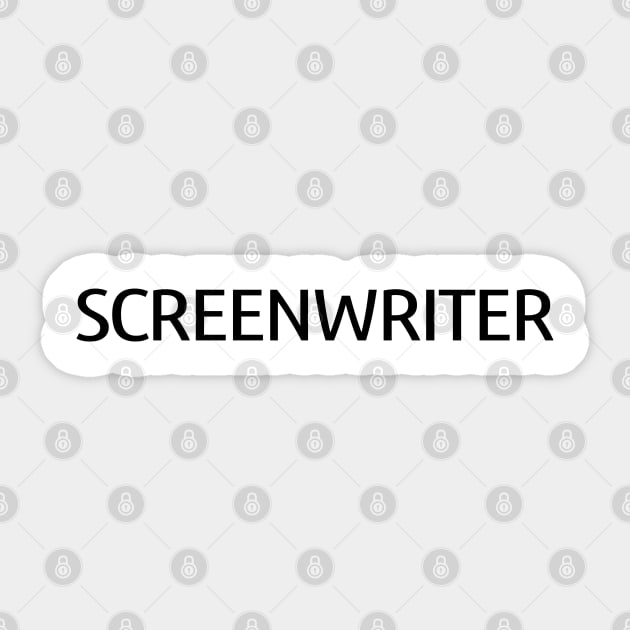Screenwriter Sticker by ShopBuzz